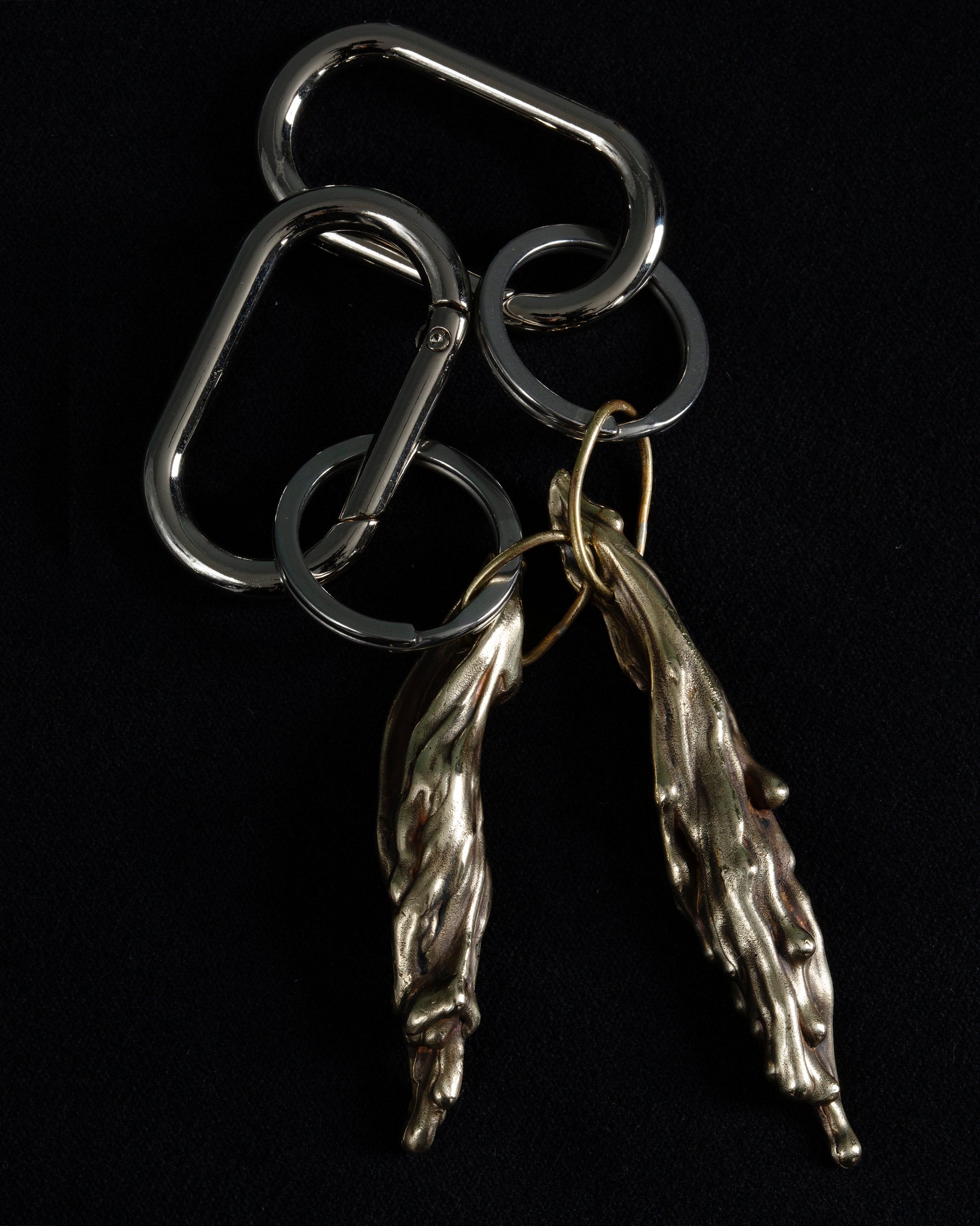 solid brass charms / keyrings