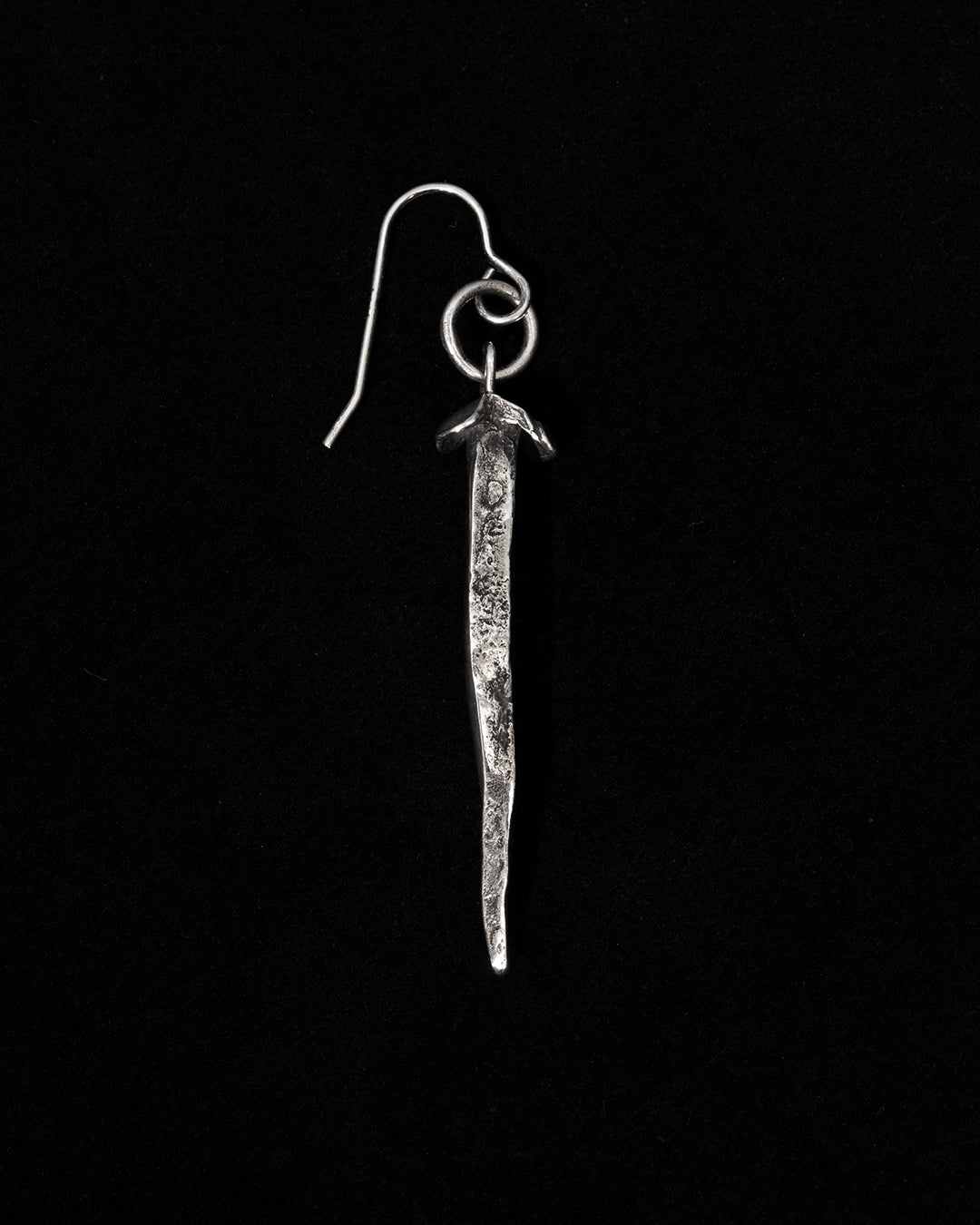 Nail Earring - dangle (single)