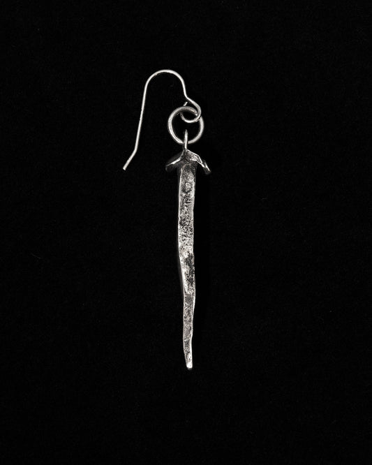 Nail Earring - dangle (single)